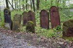 Nagrobki na cmentarzu ydowskim w Zawierciu-Kromoowie