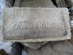 Fragment macewy Elki Cohn z cmentarza ydowskiego w Trzemesznie